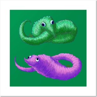 Squirmles / Worm On A String Posters and Art